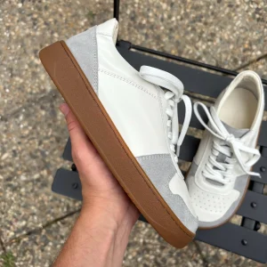 Handmade Leather Barefoot Sneakers Wide Toe Box Zero